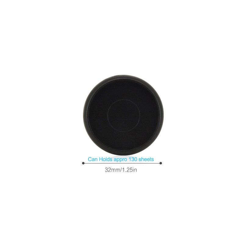 Fromthenon Mushroom Holes Notebooks Black Plastic Disc Rings Disc-bound Scrapbooking Planner Binding Ring Office School Supplies