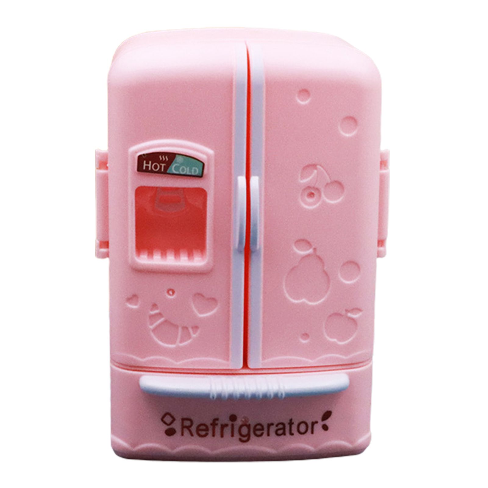 Dollhouse Refrigerator Anti-deformed Dollhouse Double Door Fridge