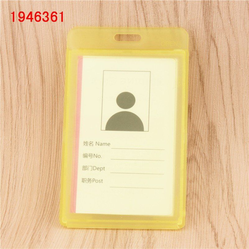 Transparent 614 plastic card sleeve ID Badge Case Clear Bank Credit Card Badge Holder Accessories expressing my personality