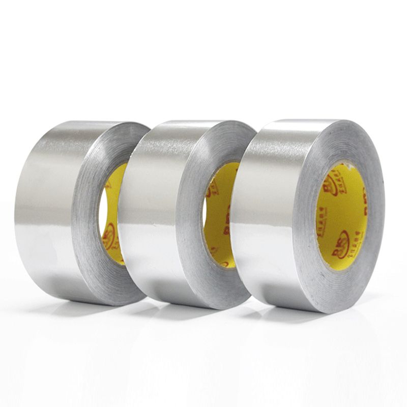 Resist Fireproof Foil Tape Aluminum Sealing Duct Adhesive Thermal Waterproof Heat Insulation High Temperature Resistant Tool