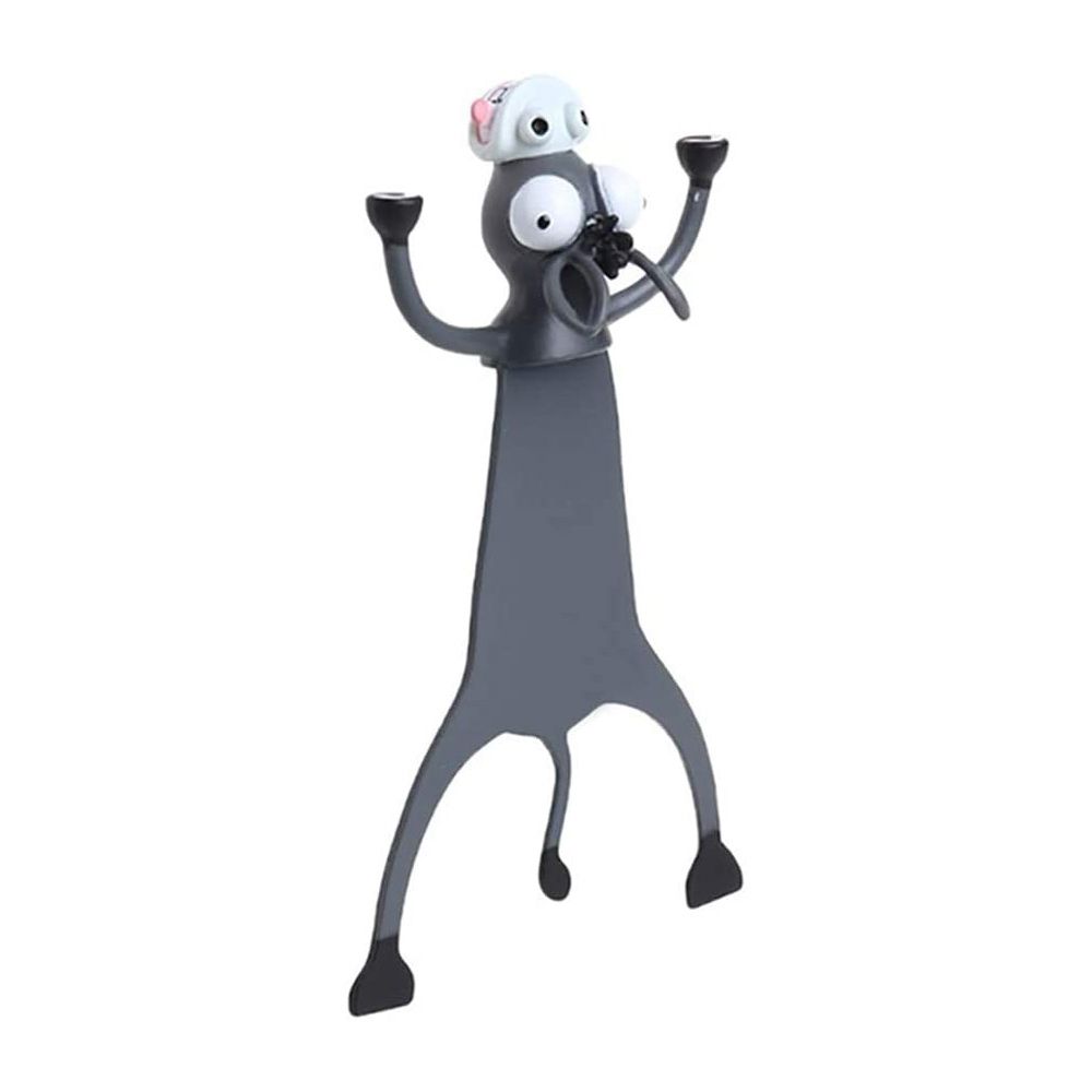 Cute Cartoon Bookmarks, Stereo Shaped Book Marker for Kids, Squashed Animals Novelty Funny Students Stationery (Donkey)