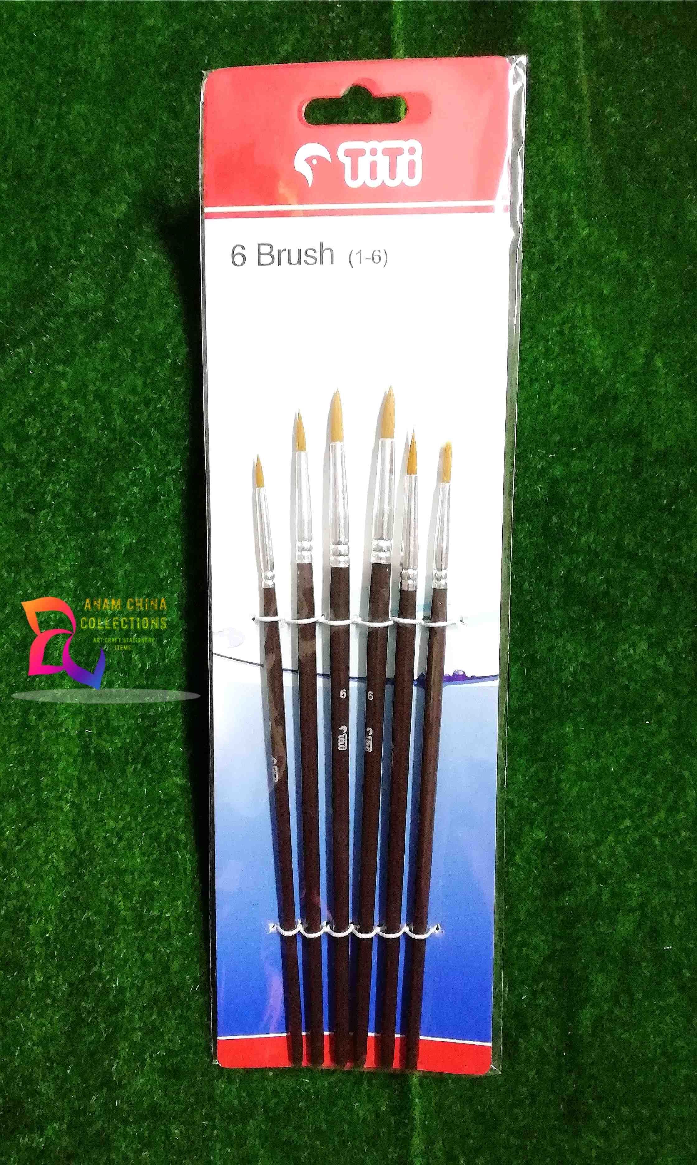 TiTi Artist 6 Flat Brush (1-6)