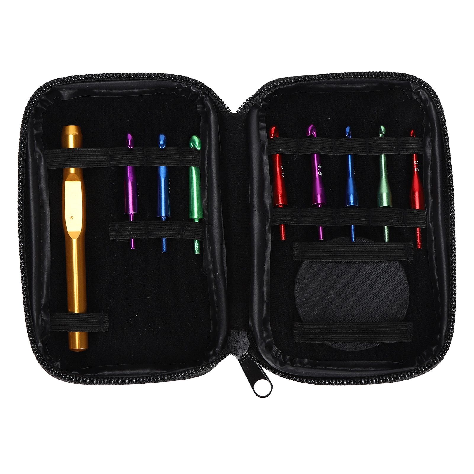 Himeng La Household Aluminum Crochet Hook Portable Knitting Needle with Replaceable Head