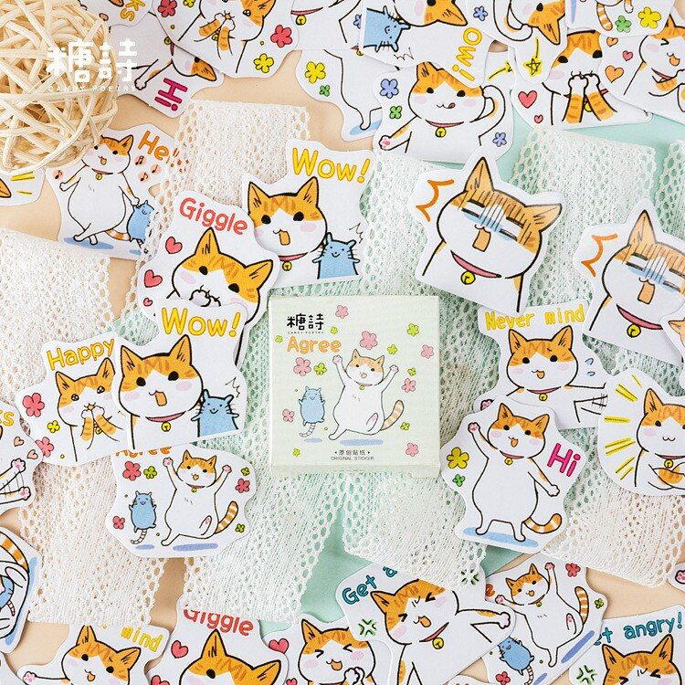 Cute Raccoon Notebook Creative sticker Hardcover Notepad Sticky Notes Kawaii Stationery Diary Office School Supplies