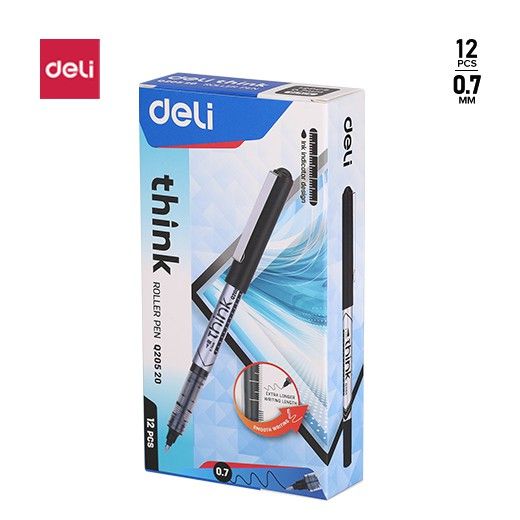 DELIEQ20520 Roller Pen BLACK