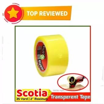 Scotia Transparent Packaging Tape 35 Yard Packaging Material