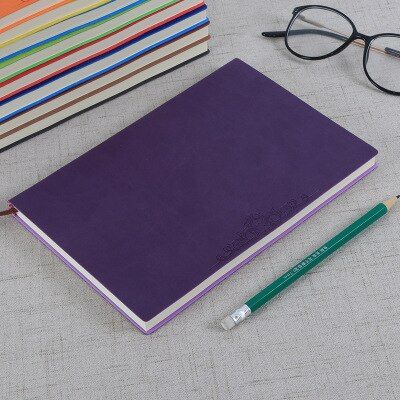 Hot Soft Leather Notebook A5 Leather Journal Daily Planer Memos Hardcover Notebook  Note Book Stationery Business Quality