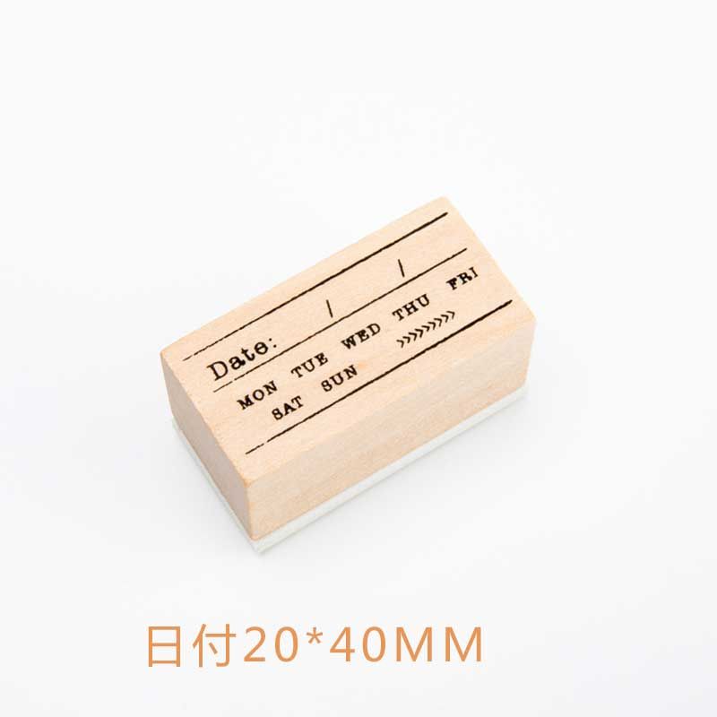 Vintage Handbook Planner Function Series decoration stamp wooden rubber stamps scrapbooking stationery DIY craft standard YZ009