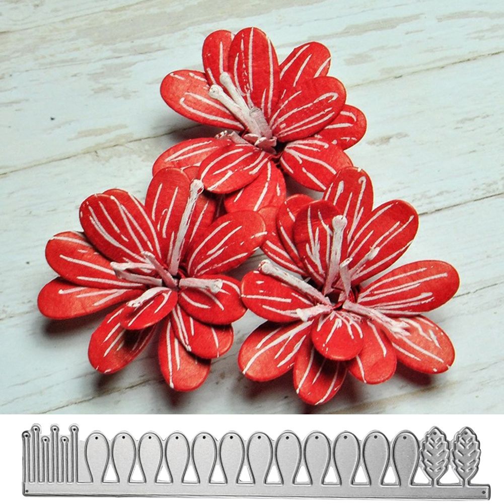 Flower Petal Metal Cutting Die Scrapbooking Emboss Paper Card Craft Stencil Mold