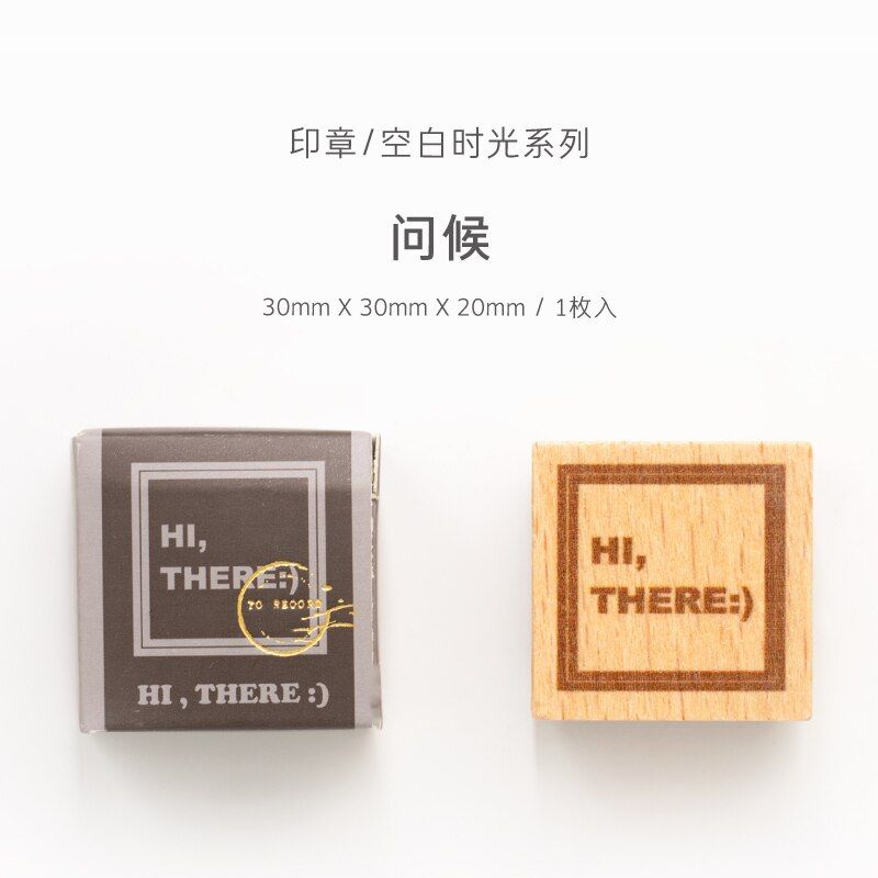 Moment Series Retro Label Backgound  Decoration Stamp Set DIY wooden rubber stamps for scrapbooking standard stamp