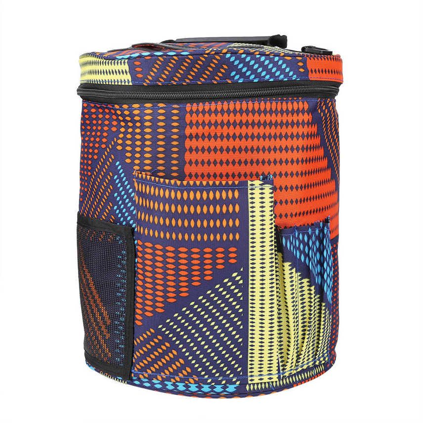 Yarn Organizer Oxford Cloth Storage Bag Practical Cosmetic Unfinished Projects for Knitting Tools Crochet Hooks Tool Wool