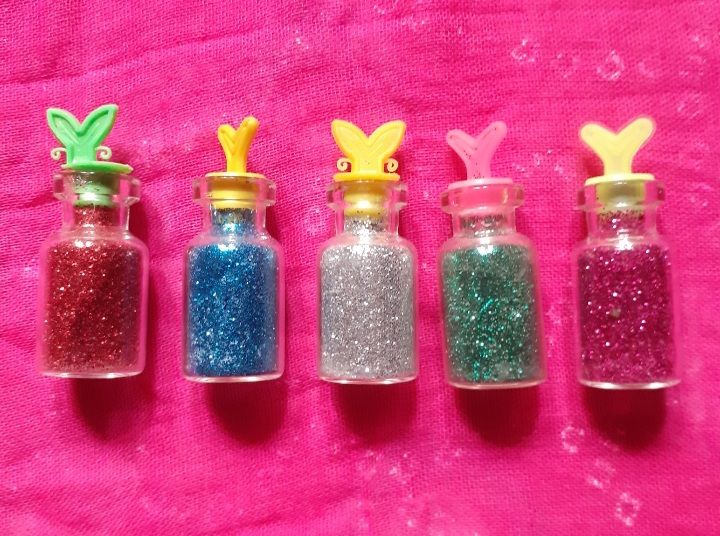 Glitter for Crafting - 5 Bottles 