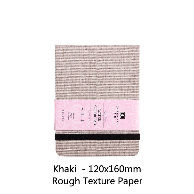 300g/m2 Thick Watercolor Paper Block Sketchbook 24 Sheets Hard Cover Artist Aquarelle Paper for Watercolors and Wet Media Block(null)