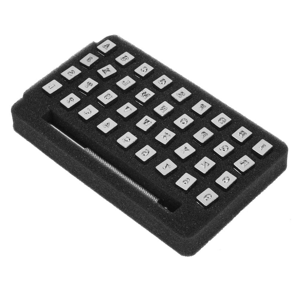Stamping For Leathercraft Alphabet Numbers Leather Stamp Tool Set Kit Accessory