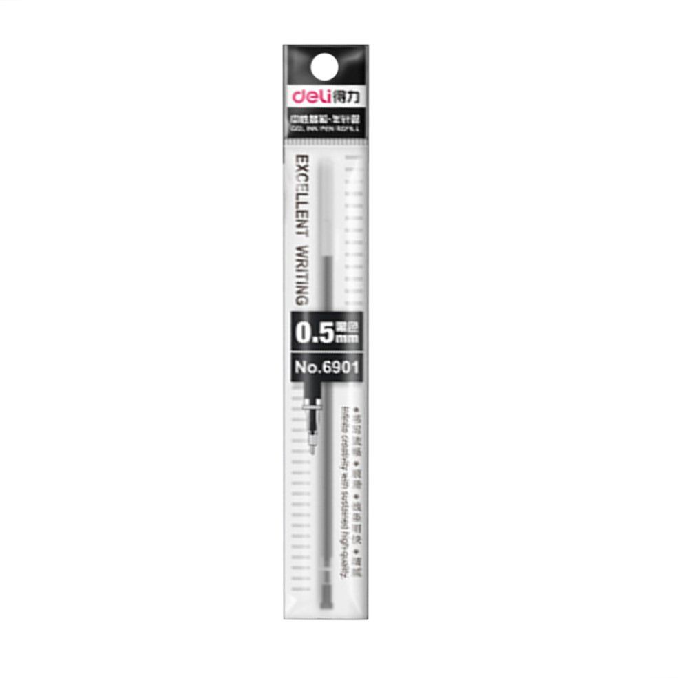 0.5mm Deli Pen Refill Replacement Refill For Ballpoint Pens And Gel Pens-black