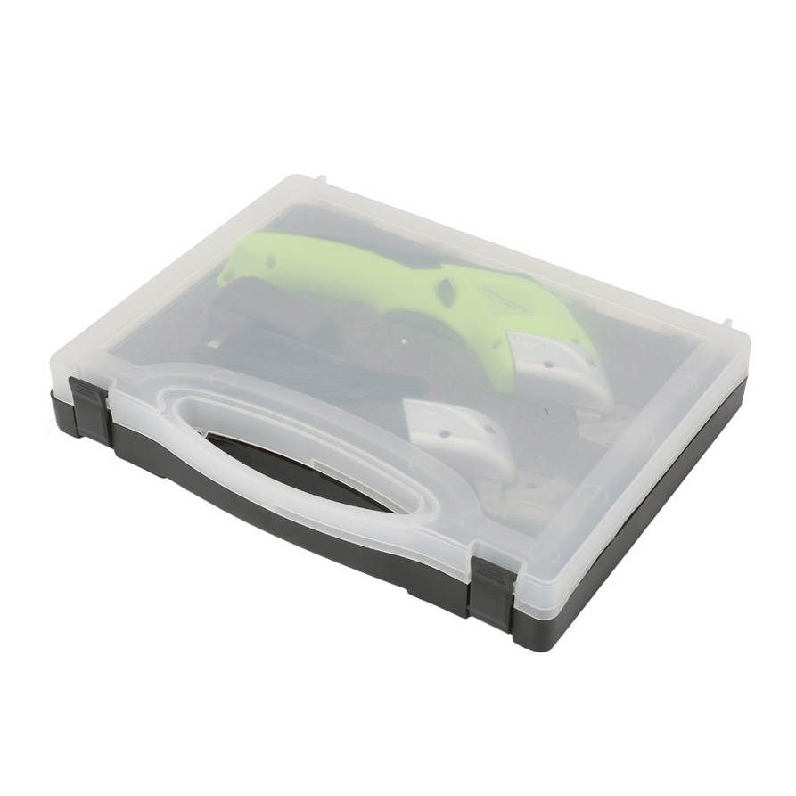 Cordless Electric Scissors Leather Fabric Cutting Machine with 2 Blades 100-240V