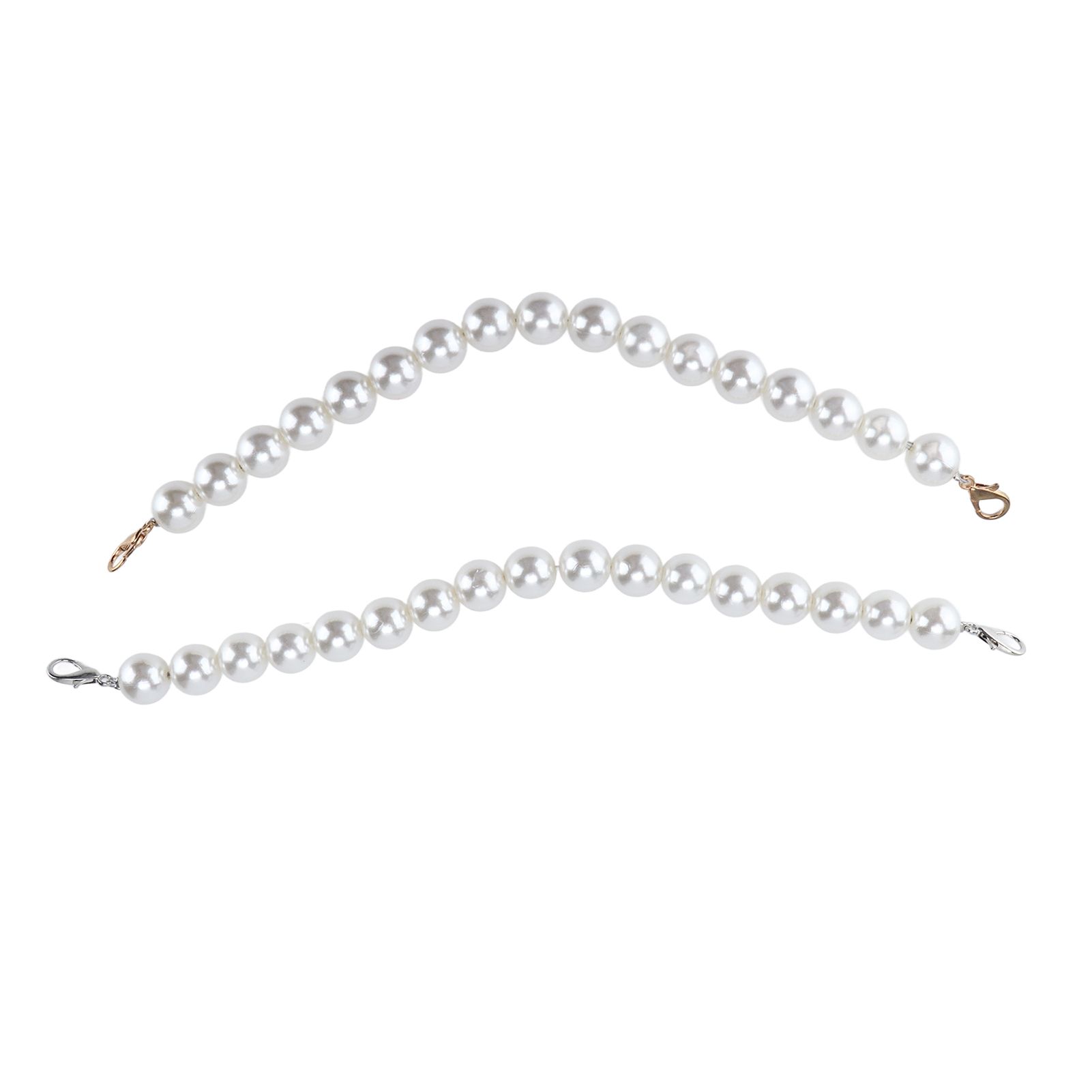 Himeng La Imitation Pearl Chains Purse Handle Strap Handbag Decoration Replacement Accessories for Women