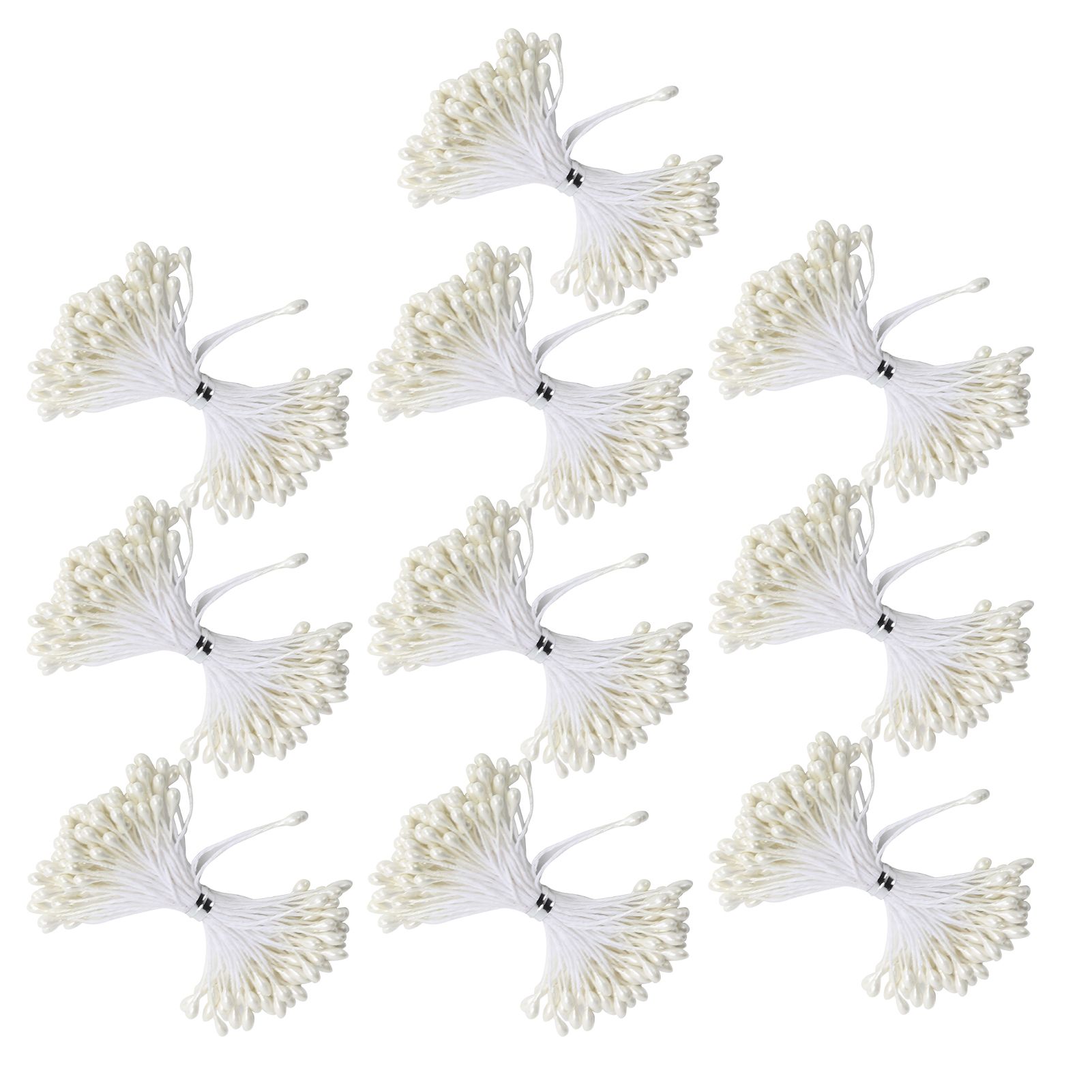 Chenmeng La 900Pcs Flower Stamen Artificial ‑Colored Gypsum Bouquet Decoration Handicraft Materials