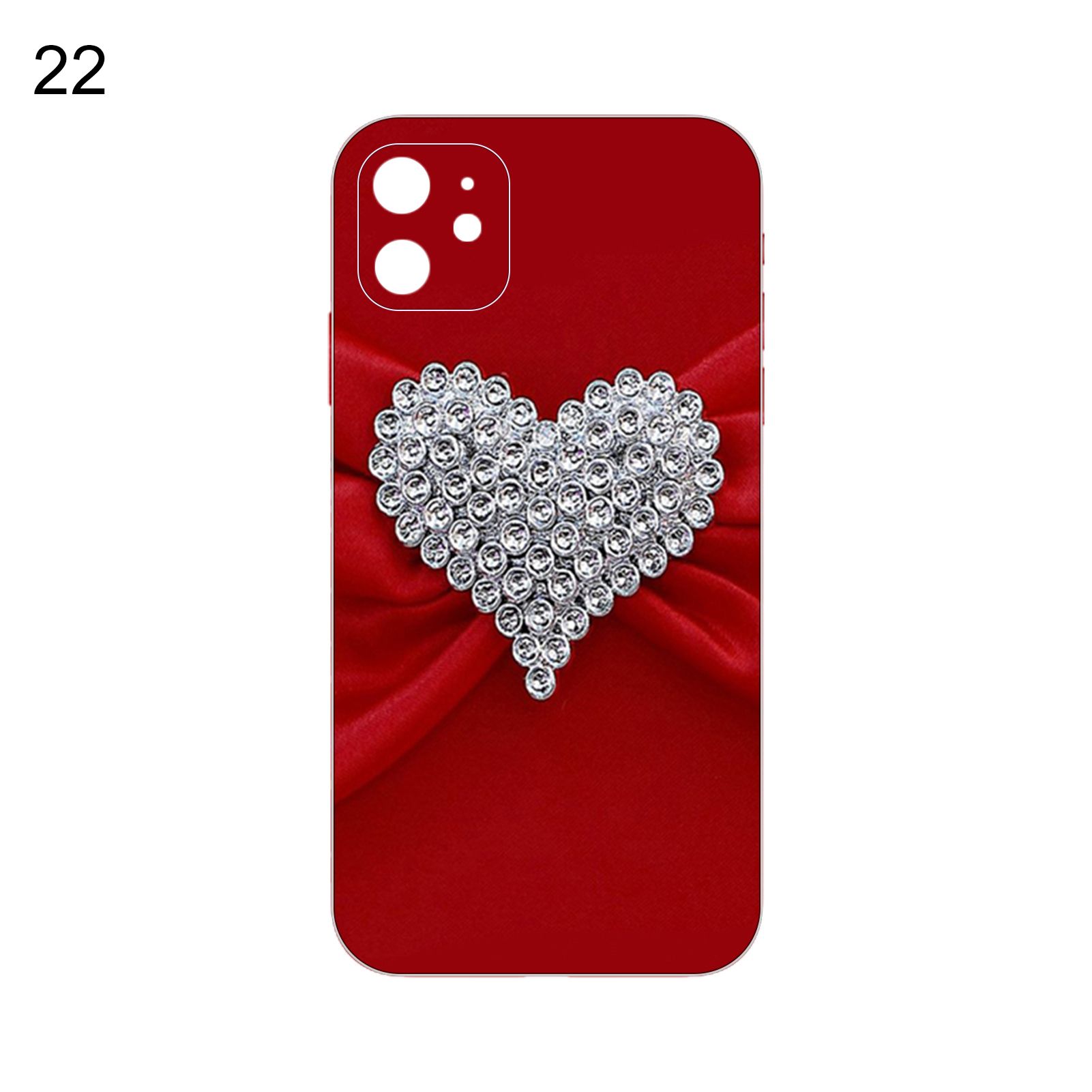Case Reusable Flower Heart-shaped Pattern Protective