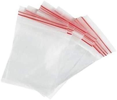 7" X 9" Inch Pack of 50 Pcs Clear Zipper Poly Bag / Zip Lock Bag.