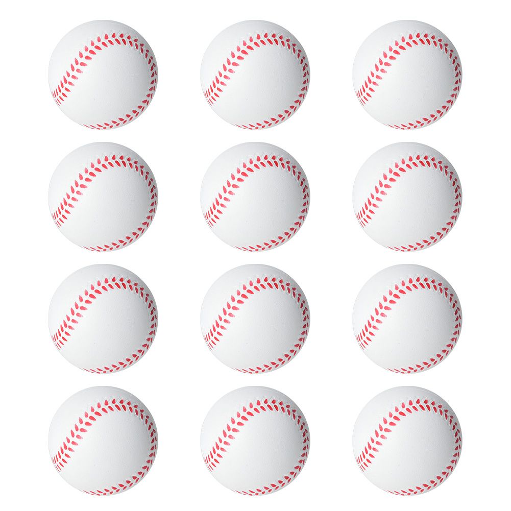 EVA Stress Ball 12PCS 6.3CM Children Playground Full Core Soft Elastic Reduce Pressure Kid Toy