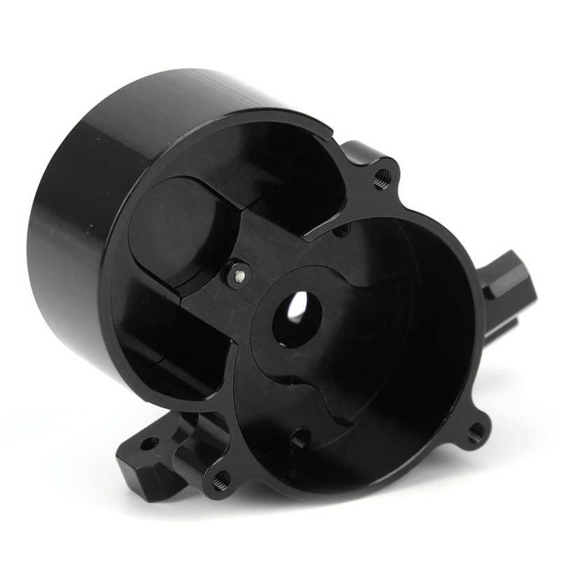 Romeng La Aluminum Alloy Transmission Case Housing Set Gearbox Cover for Redcat GEN8 1/10 RC Car