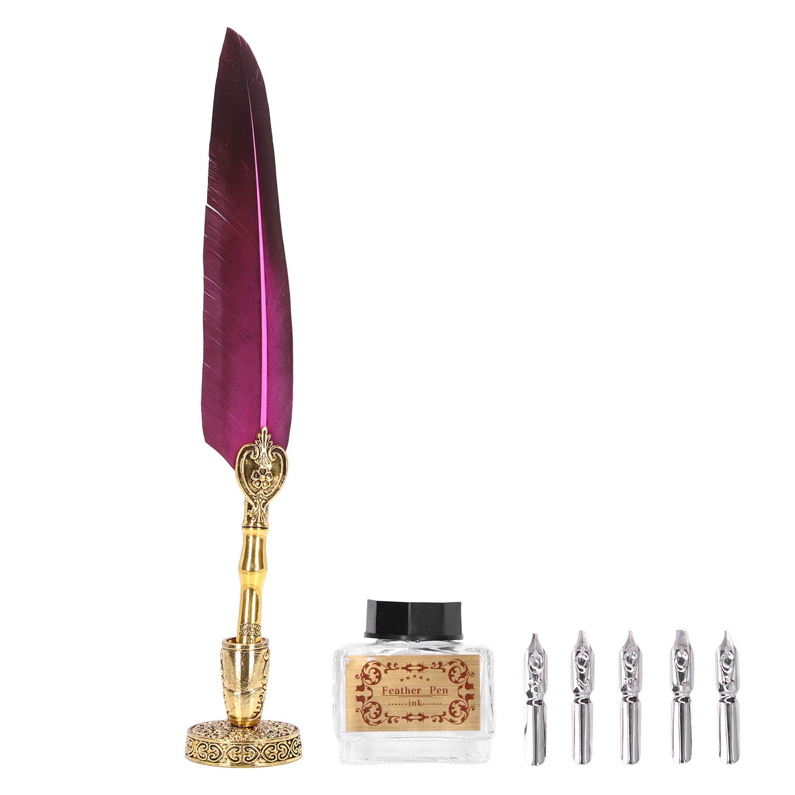 Feather Pen Fluent Comfortable Writing Exquisite Workmanship Calligraphy