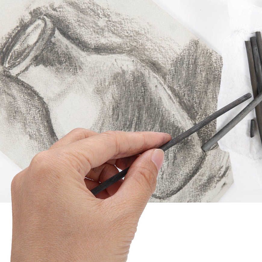 25pcs Charcoal Pencil Drawing Bar Artist Art Tools Sketch