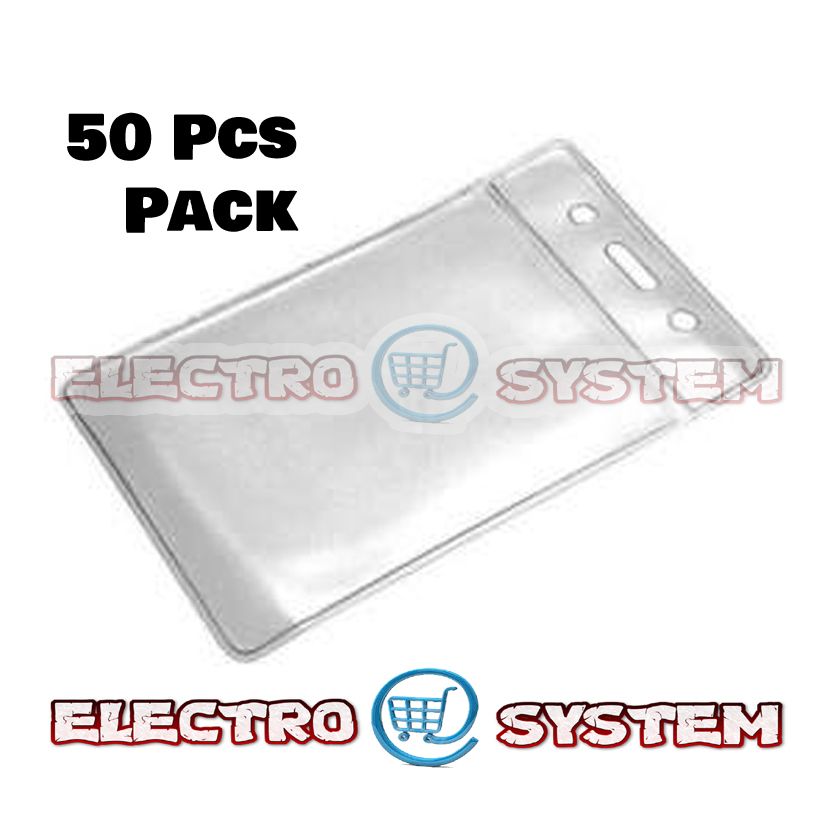 ID Card Holder plastic (Soft) -50 Pc