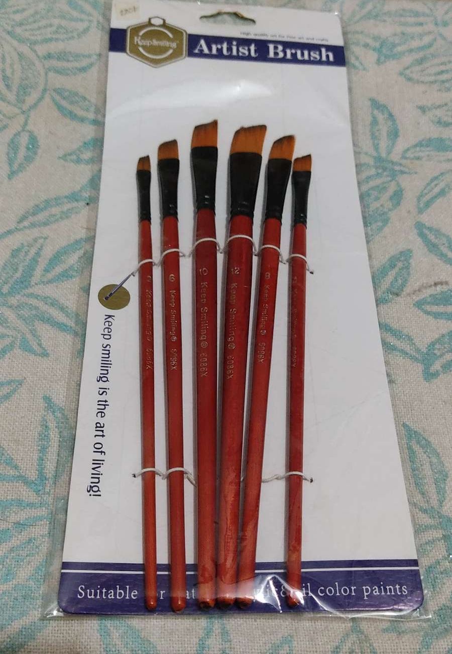 Keep smiling  artist brushes 
