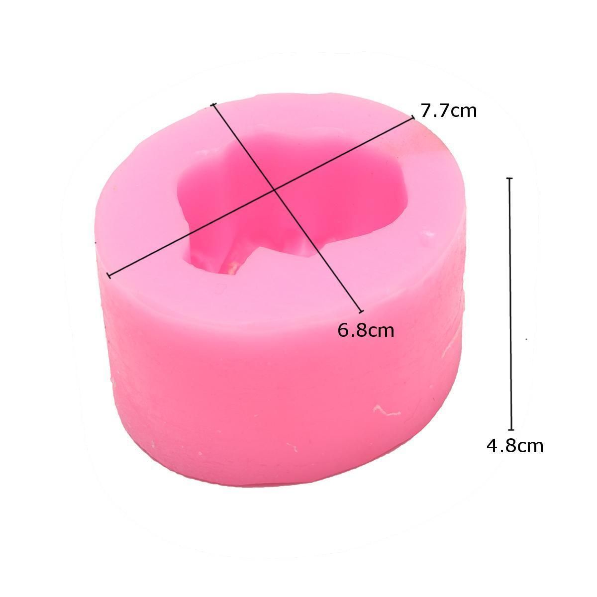 3D Silicone Soap Candle Mold Soap Making Mould DIY Handmade Mold Rose Flower