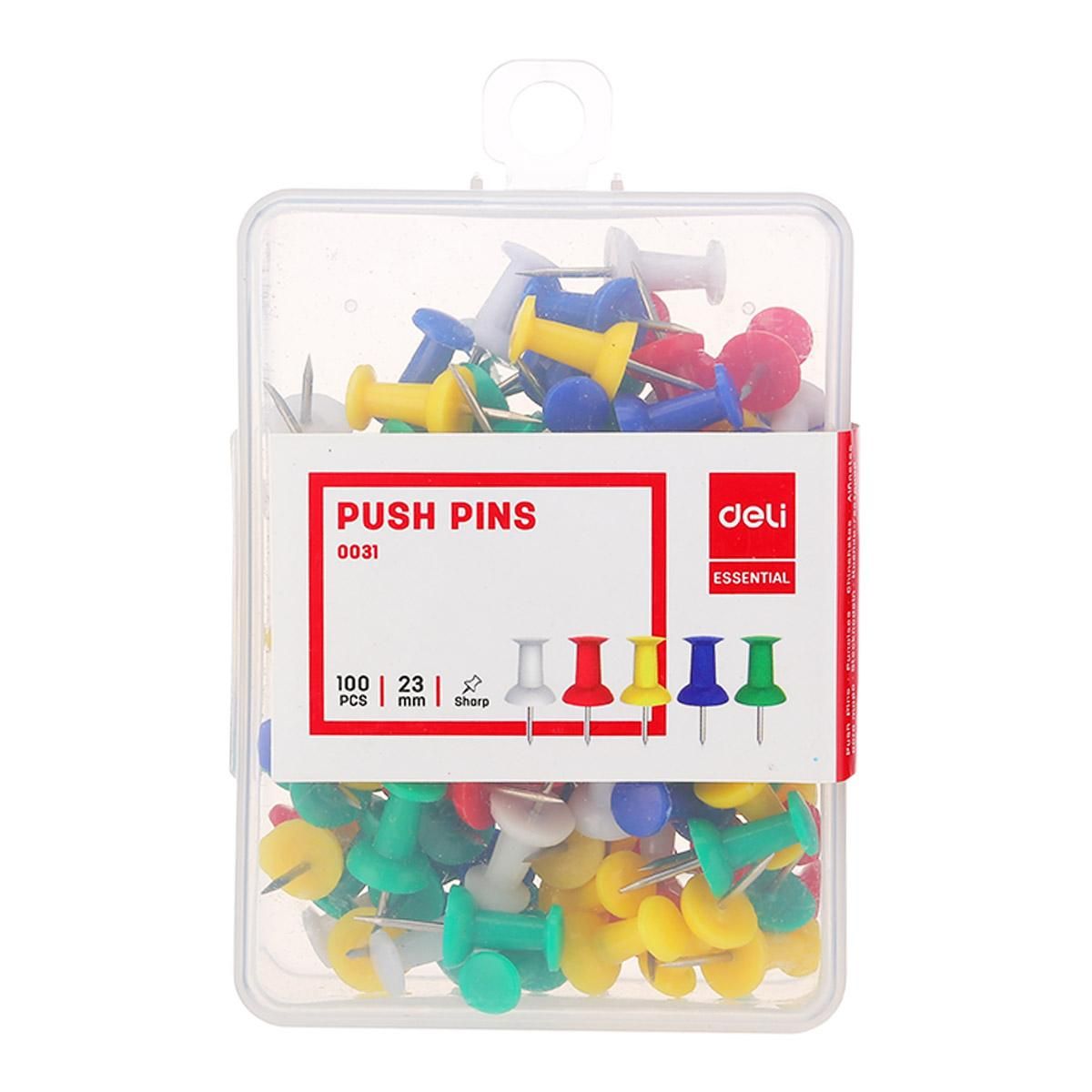 E0031 COLOR PUSH PINS 23MM