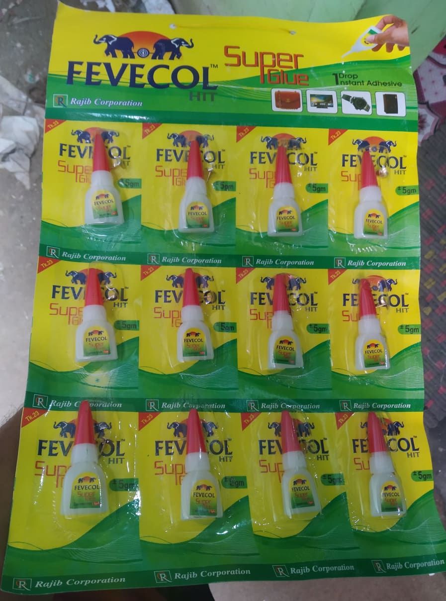 Favicol Super Glue (5g) - 12Pcs bundle
