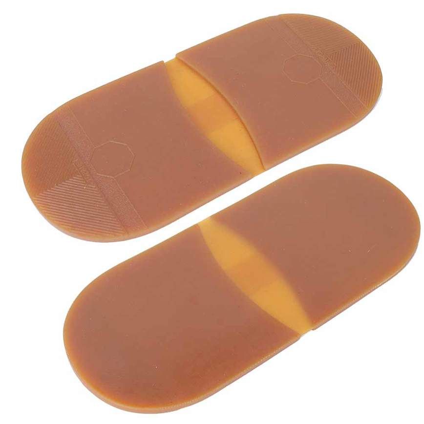 Leather Shoe Forefoot/Heel Sole Outsoles Shoes Repairing Half Rubber Hot