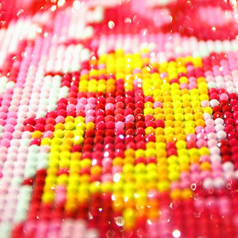 Diamond Painting Accessories Bus Full Round Drill Picture of Rhinestones Mosaic City Decorations for Home