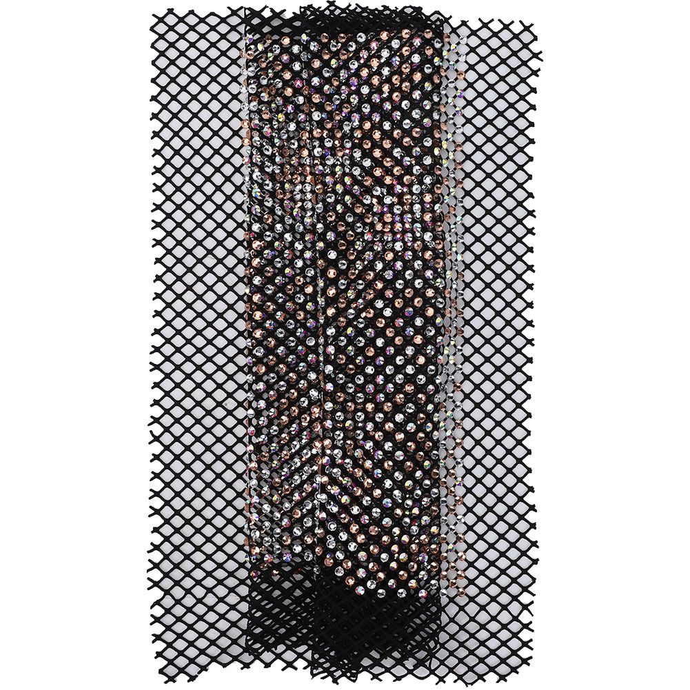 SS16 Rhinestone Mesh Elastic Fabric Sewing Crystal Decorative Accessory DIY <br/>
