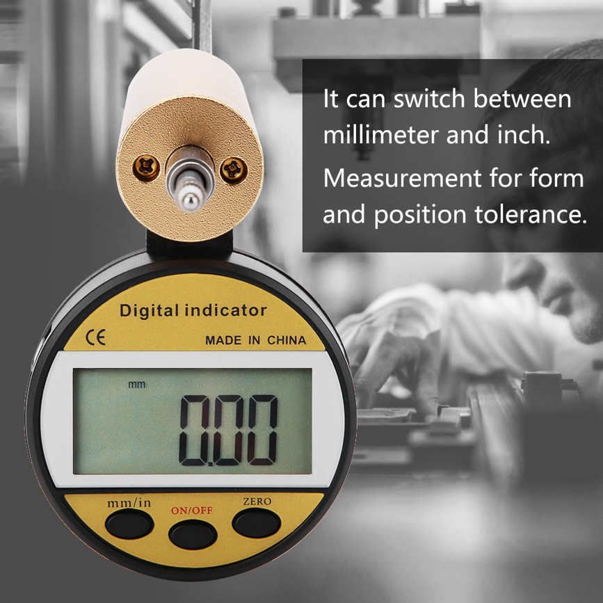 Digital Probe Indicator Gauge 0-12.7mm 0.01mm Precise Vertical Type Tool ±0.03mm Test