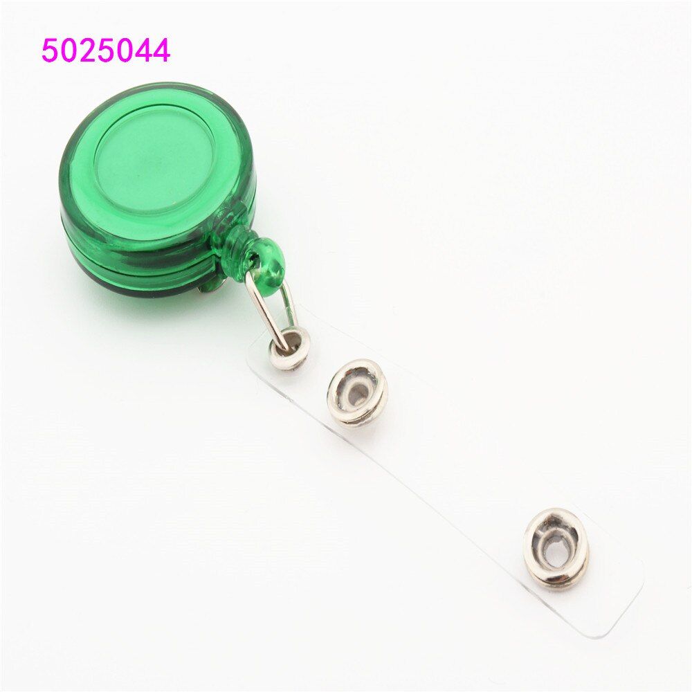 PU Leather Two-sided card sleeve ID Badge Case Clear Bank Credit Card Badge Holder Accessories Reels  Key Ring Chain Clips
