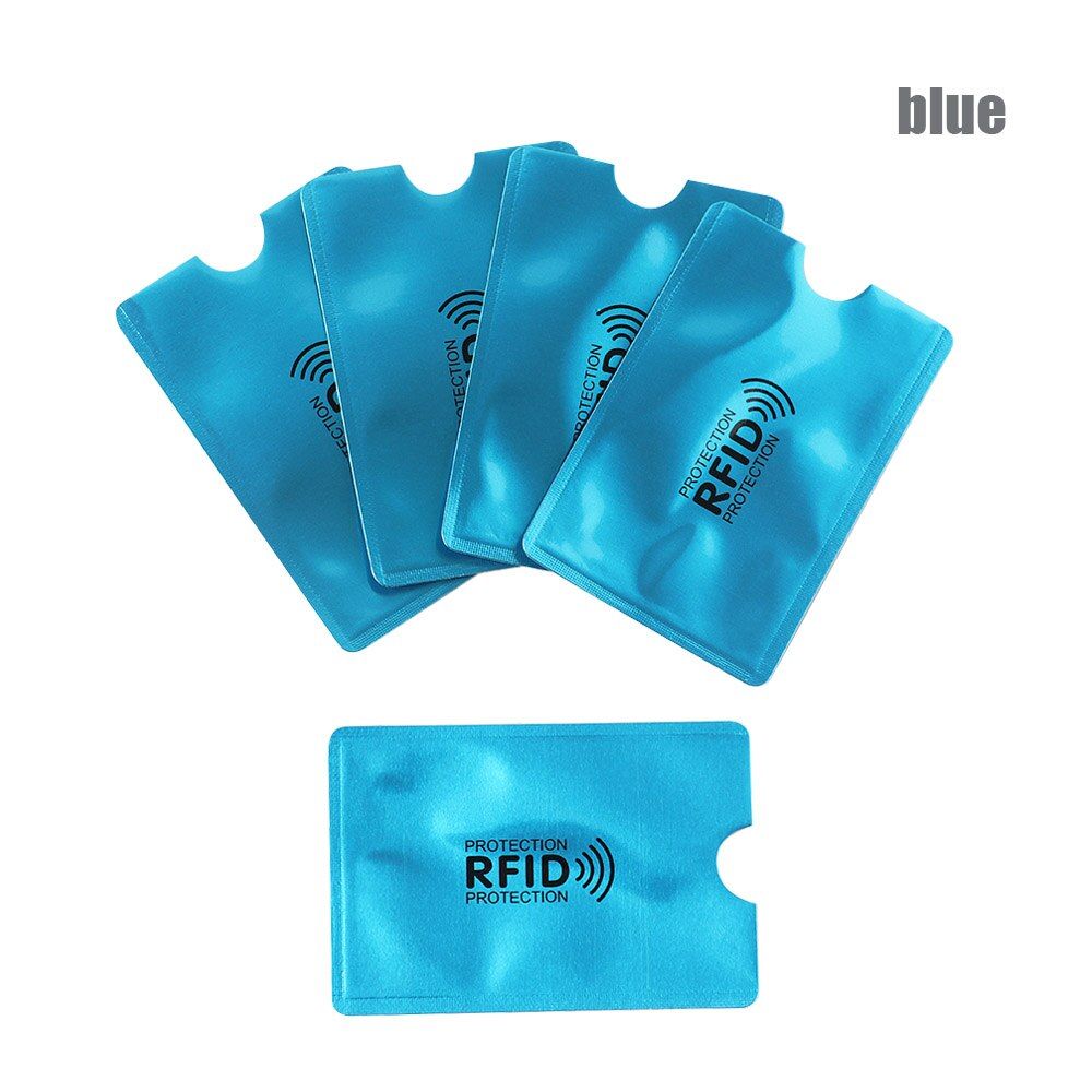 10PCS/Lot Anti Rfid Colors Blocking Reader Lock Card Holder Aluminium ID Bank Card Case Protection Metal Credit Card Holder