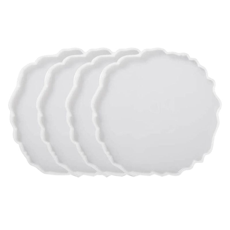 4 Pcs e Agate ster Resin Casting Making Mold,ster Epoxy Molds Craft DIY, Home Decoration