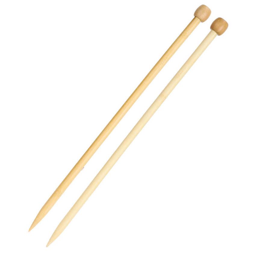 2pcs pointed knitting needles 35cm kits single point weaving tool for beginners DIY scarf
