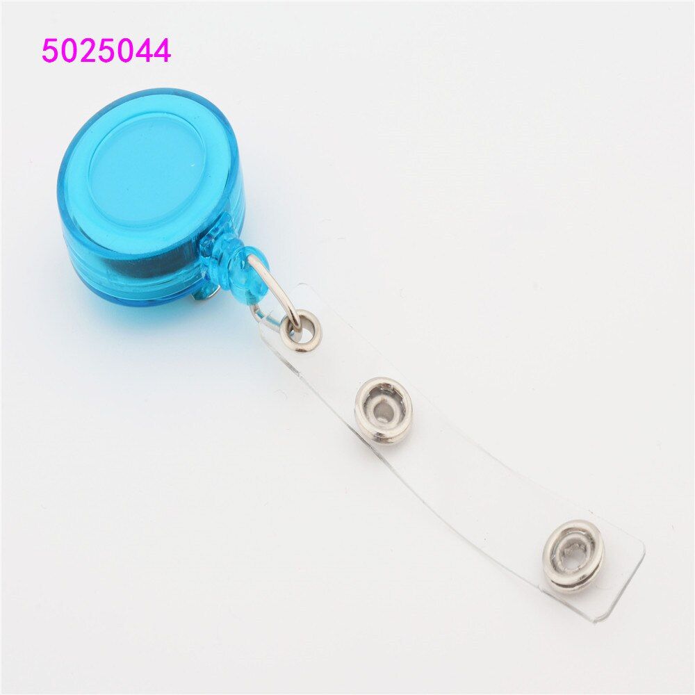 High quality plastic card sleeve ID Badge Case Clear Bank Credit Card Badge Holder Accessories Reels  Key Ring Chain Clips