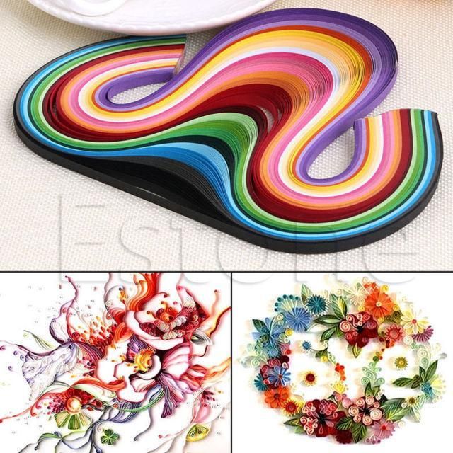 24 Colour 5 mm 240 Stripes Quilling Paper