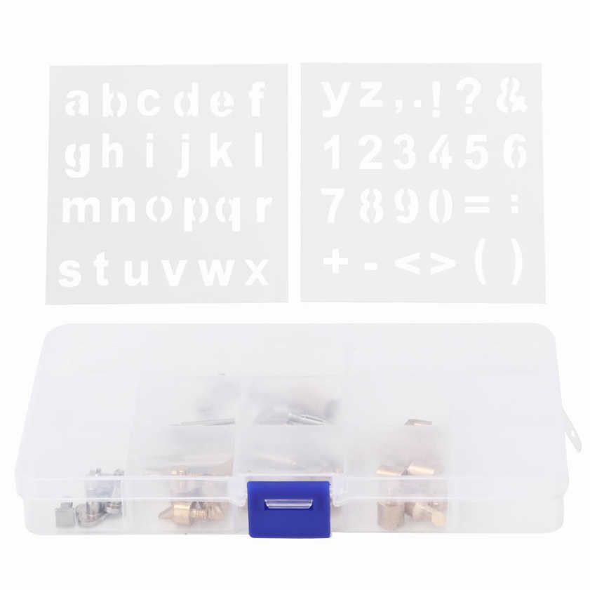 39PCS Electric Welding Soldering Iron Burning Pen Tips Ironing Accessory