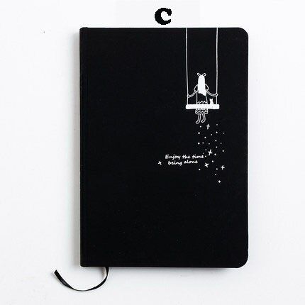 Hot Sketchbook Diary Drawing Painting Graffiti Black Paper 96 Sheets Ketch Book Notebook School Supplies As Gift Drawn Graffiti
