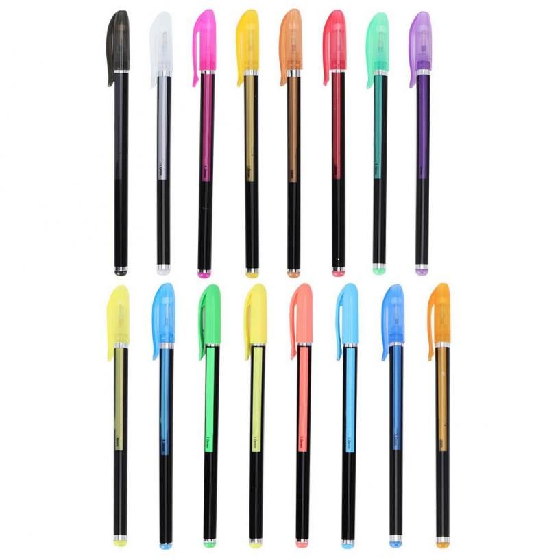1mm ip Gel Pen Coloured Fluorescence Nite Writer Pen for Drawing Marker Art Making