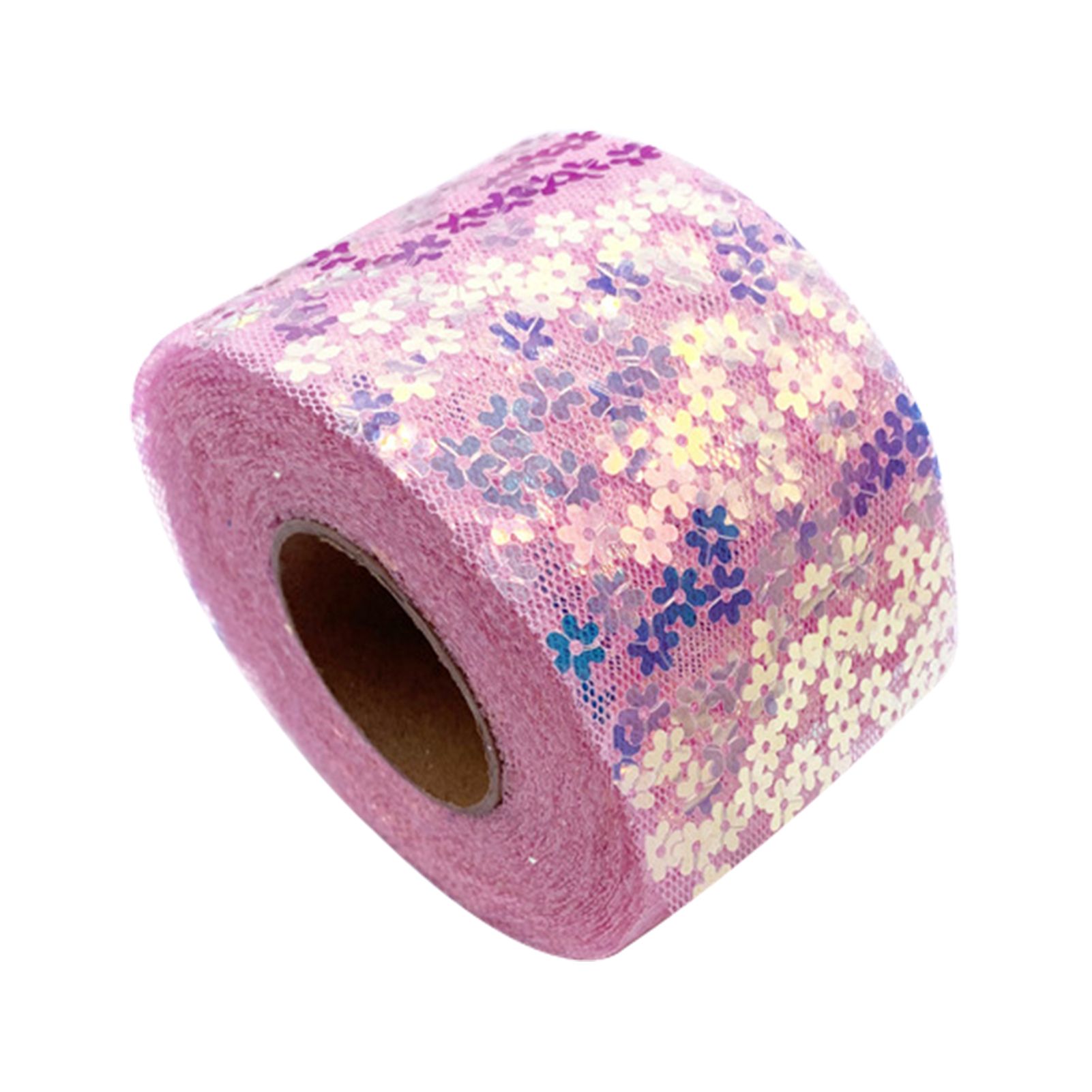 Wrapping Ribbon Anti-fade Sewing 10 Yards Sequin Ribbon Roll