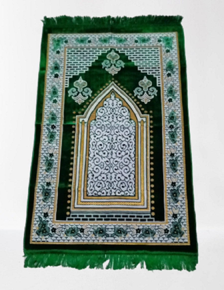 Luxurious Rug Prayer Musallah Mat- Made in Turkey