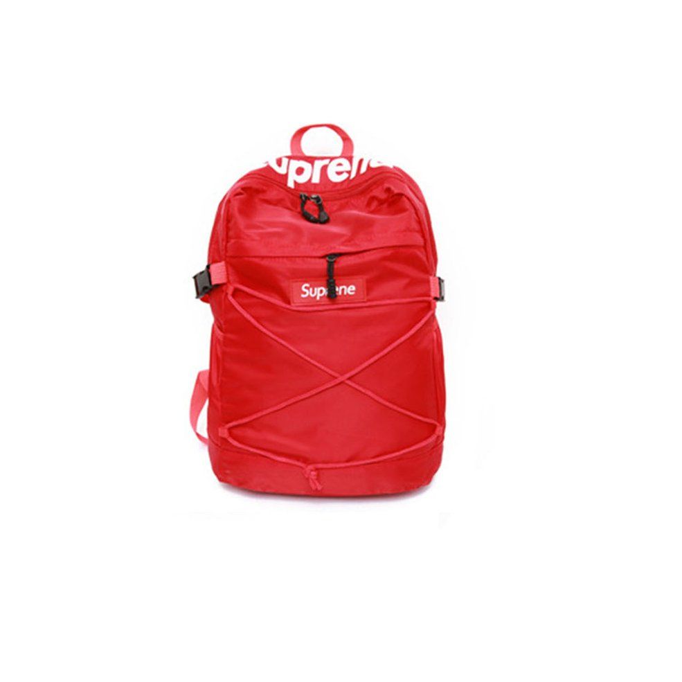 Large Capacity Men Women Shoulder Bag Nylon Letter Printed Travel Backpack