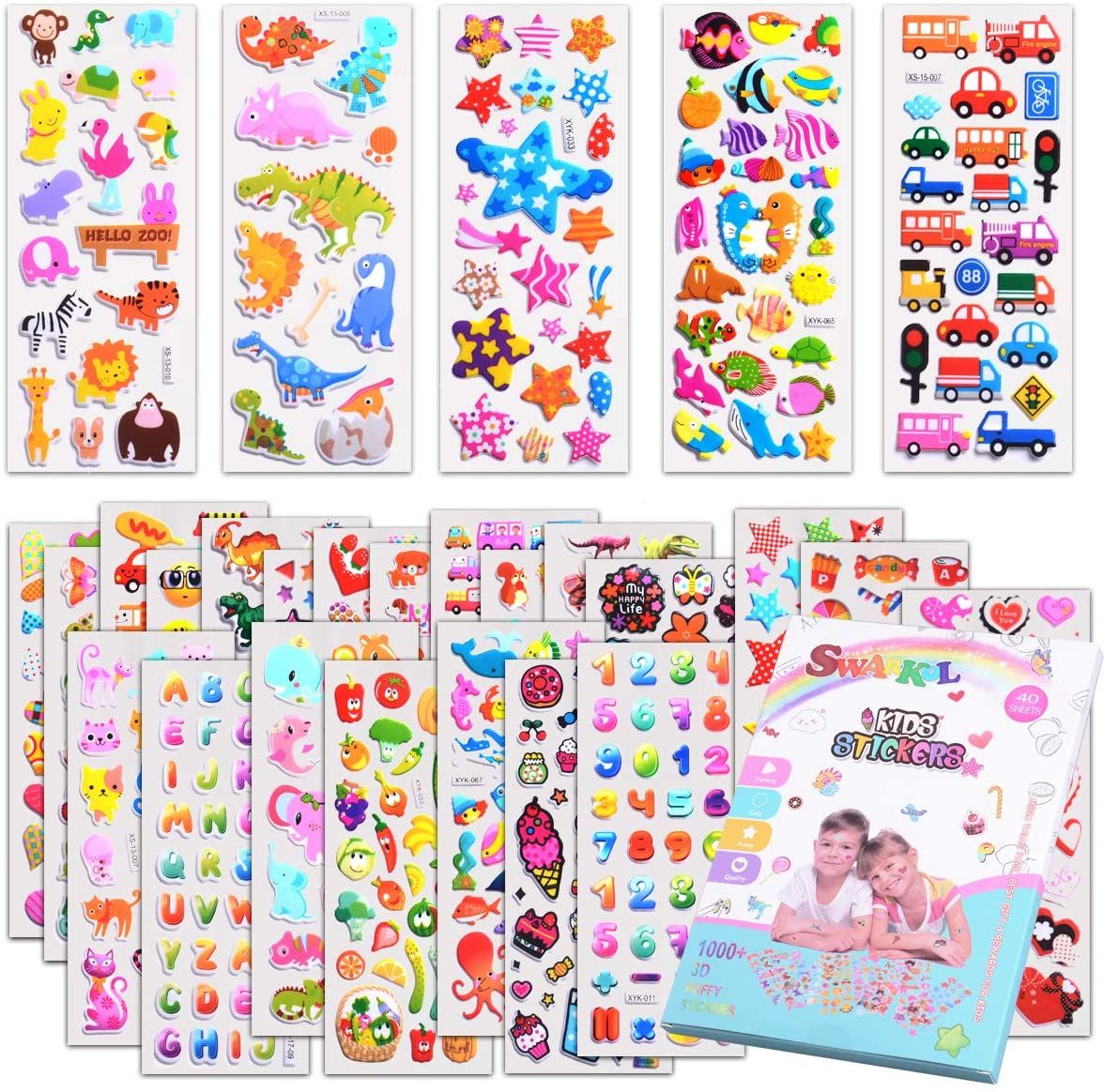 Emoji Puffy Wall Sticker 3 pkt